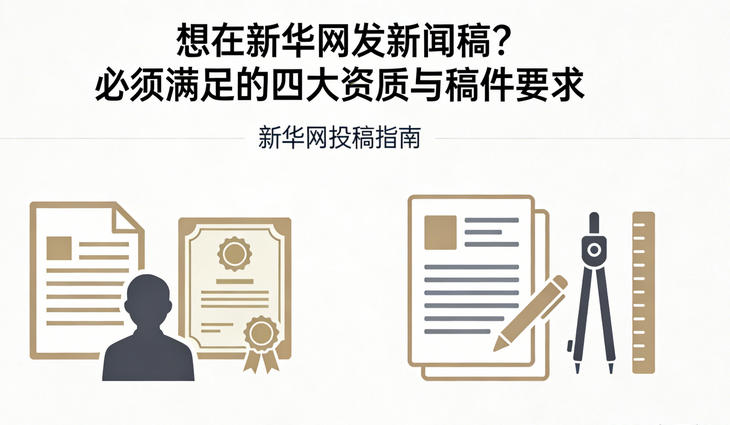 想在新華網(wǎng)發(fā)新聞稿？必須滿足的四大資質(zhì)與稿件要求